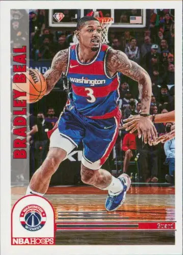 2022-23 Panini NBA Hoops Bradley Beal basketball card Wizards NM-MT NBA hoops collectible