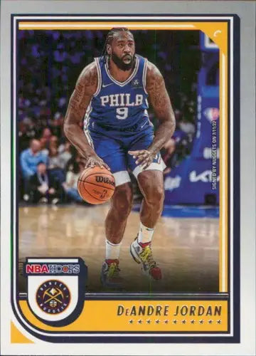 DeAndre Jordan basketball card from 2022-23 Panini NBA Hoops Nuggets collection