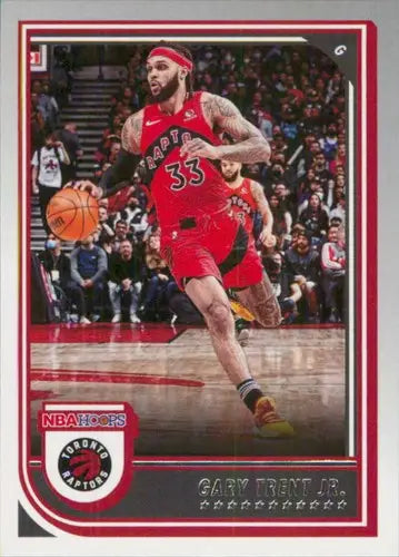 Gary Trent Jr. basketball card from Panini NBA Hoops 2022-23 with original gloss