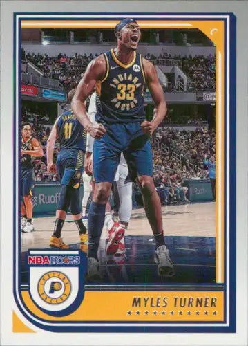 2022-23 Panini NBA Hoops Myles Turner basketball card Pacers NM-MT