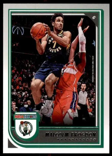 Malcolm Brogdon basketball card from 2022-23 Panini NBA Hoops series