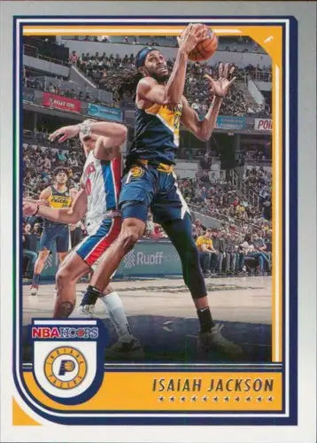 Isaiah Jackson basketball card from Panini NBA Hoops 2022-23 featuring original gloss