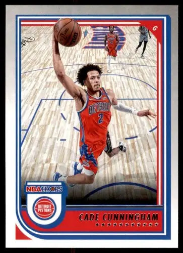 2022-23 Panini NBA Hoops #59 Cade Cunningham NM-MT Pistons ID:51290 - Basketball Card Single