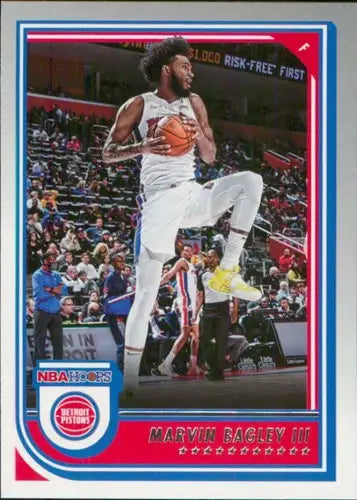 Marvin Bagley III basketball card from Panini NBA Hoops 2022-23 Pistons collection