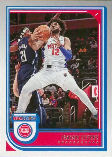 2022-23 Panini NBA Hoops #65 Isaiah Livers NM-MT Pistons ID:54793 - Basketball Card Single