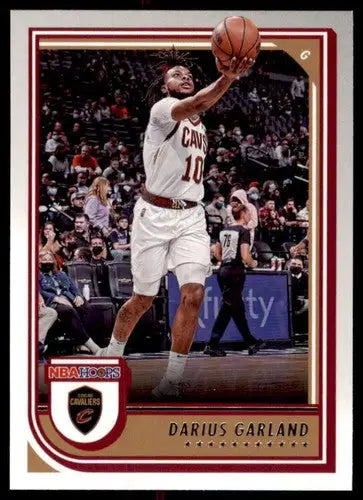 Darius Garland basketball card from 2022-23 Panini NBA Hoops Cavaliers series