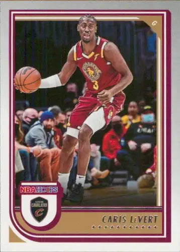 Original gloss Caris LeVert basketball card from Panini NBA Hoops 2022-23 collection
