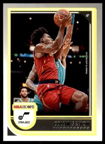 2022-23 Panini NBA Hoops Collin Sexton basketball card Jazz NM-MT