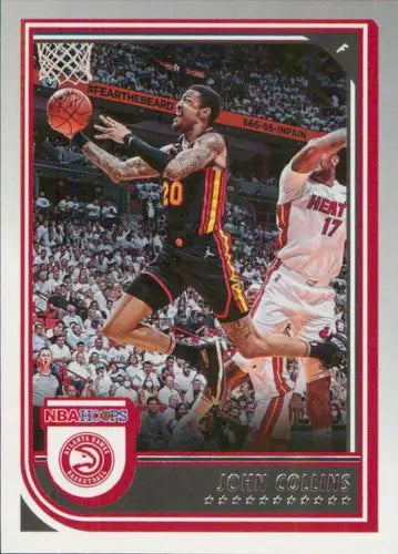 Original gloss Panini NBA Hoops John Collins basketball card Hawks 2022-23 NM-MT