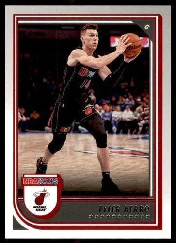 2022-23 Panini NBA Hoops Tyler Herro basketball card Heat NM-MT product