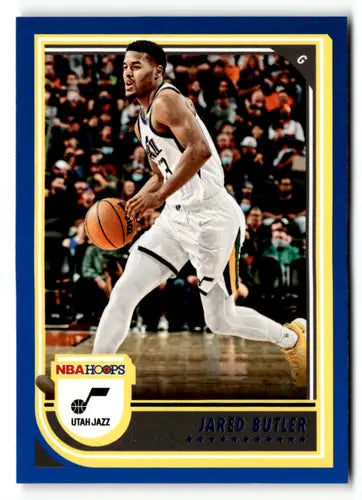 2022-23 Panini NBA Hoops Blue Jared Butler basketball card Jazz NM-MT