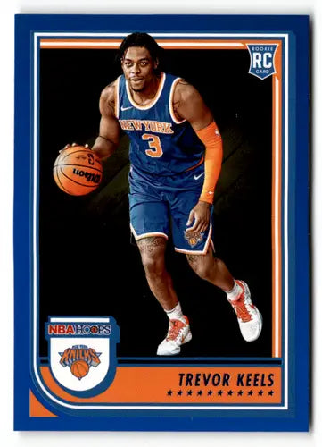 2022-23 Panini NBA Hoops Blue #267 Trevor Keels NM-MT RC Rookie Knicks ID:51868 - Basketball Card Single