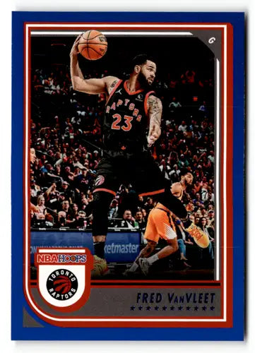 Fred VanVleet basketball card from Panini NBA Hoops Blue 2022-23 Raptors set