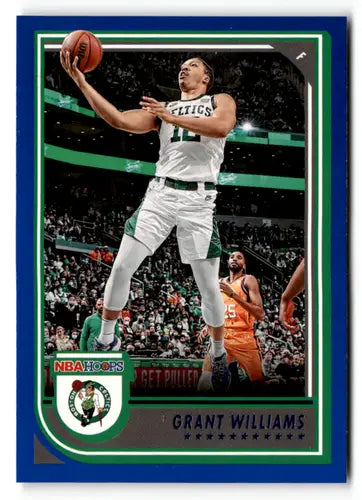 Grant Williams NBA Hoops Blue basketball card from Panini NBA Hoops 2022-23 set