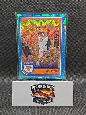 2022-23 Panini NBA Hoops - Obi Toppin #21 Teal Explosion
