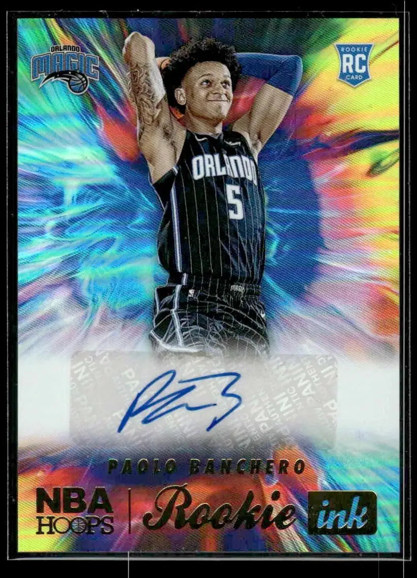 2022-23 Panini NBA Hoops Paolo Banchero Rookie Ink Auto #RI-PBC Magic RC