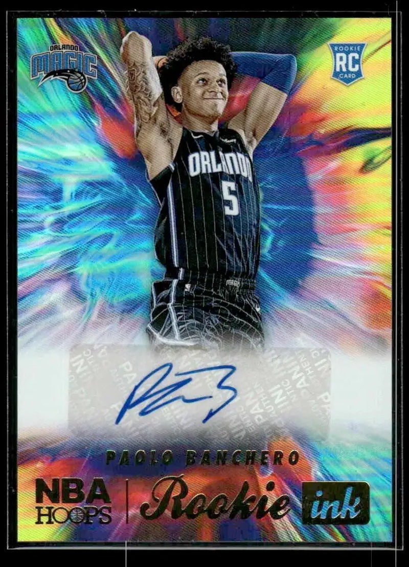 2022-23 Panini NBA Hoops Paolo Banchero Rookie Ink Auto #RI-PBC Magic RC