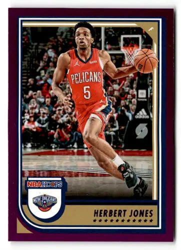 2022-23 Panini NBA Hoops Purple #144 Herbert Jones NM-MT Pelicans ID:51892 - Basketball Card Single