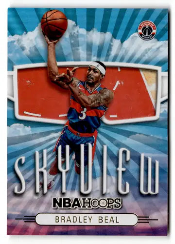 Bradley Beal basketball card from 2022-23 Panini NBA Hoops Skyview Holo series