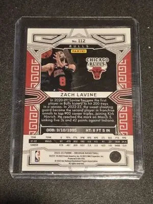 2022-23 Panini Obsidian #112 Zach LaVine - Basketball Card Single