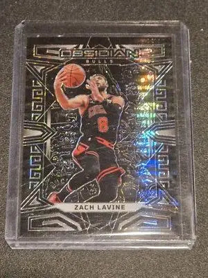 2022-23 Panini Obsidian #112 Zach LaVine - Basketball Card Single