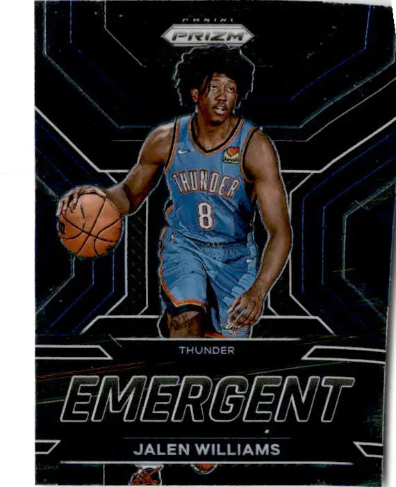 2022-23 Panini Prizm #12 Jalen Williams Emergent - Basketball Card Single