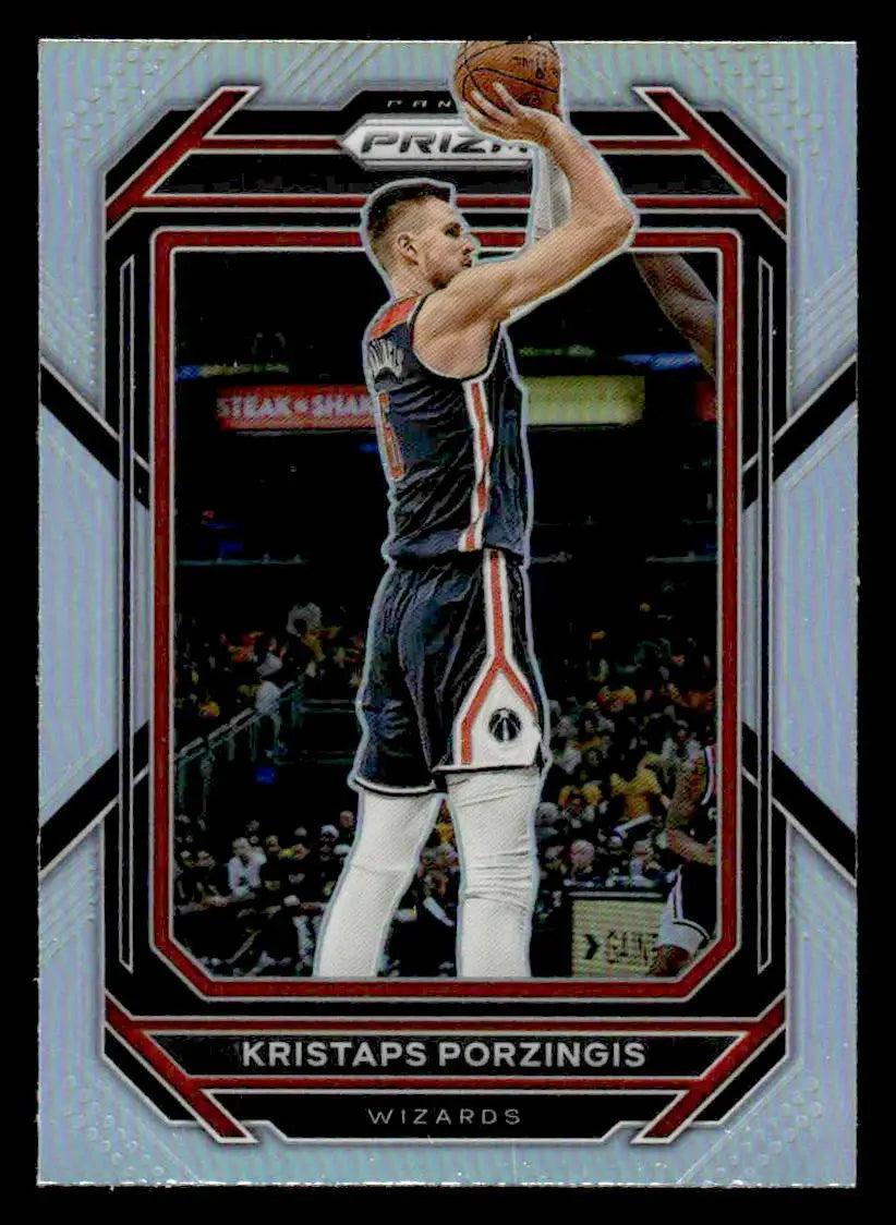 2022-23 Panini Prizm #191 Kristaps Porzingis Prizms Silver - Basketball Card Single