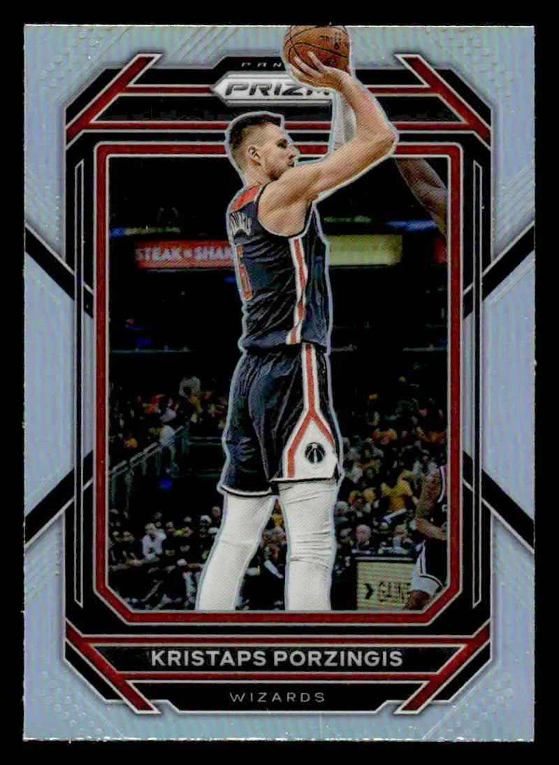 2022-23 Panini Prizm #191 Kristaps Porzingis Prizms Silver - Basketball Card Single