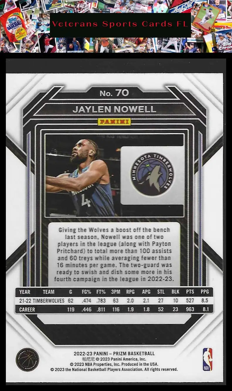 2022-23 Panini Prizm #238 Josh Minott - Basketball Card Single