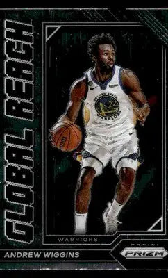 2022-23 Panini Prizm #5 Andrew Wiggins Global Reach - Basketball Card Single
