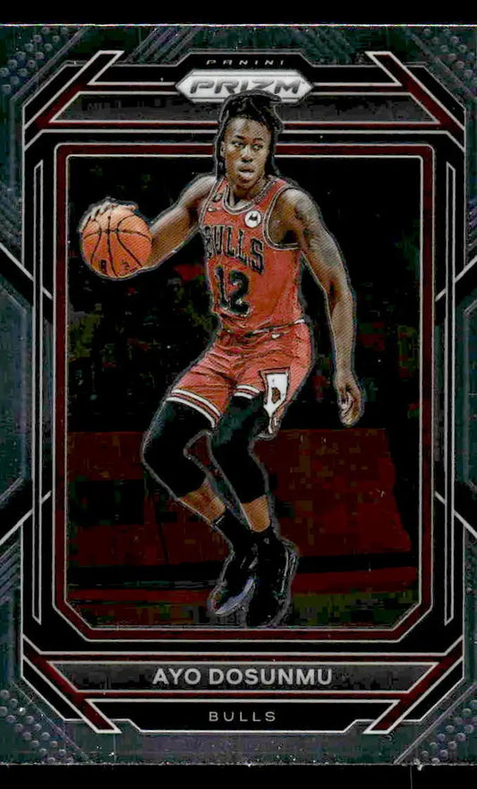 2022-23 Panini Prizm #79 Ayo Dosunmu Base Chicago Bulls - Basketball Card Single