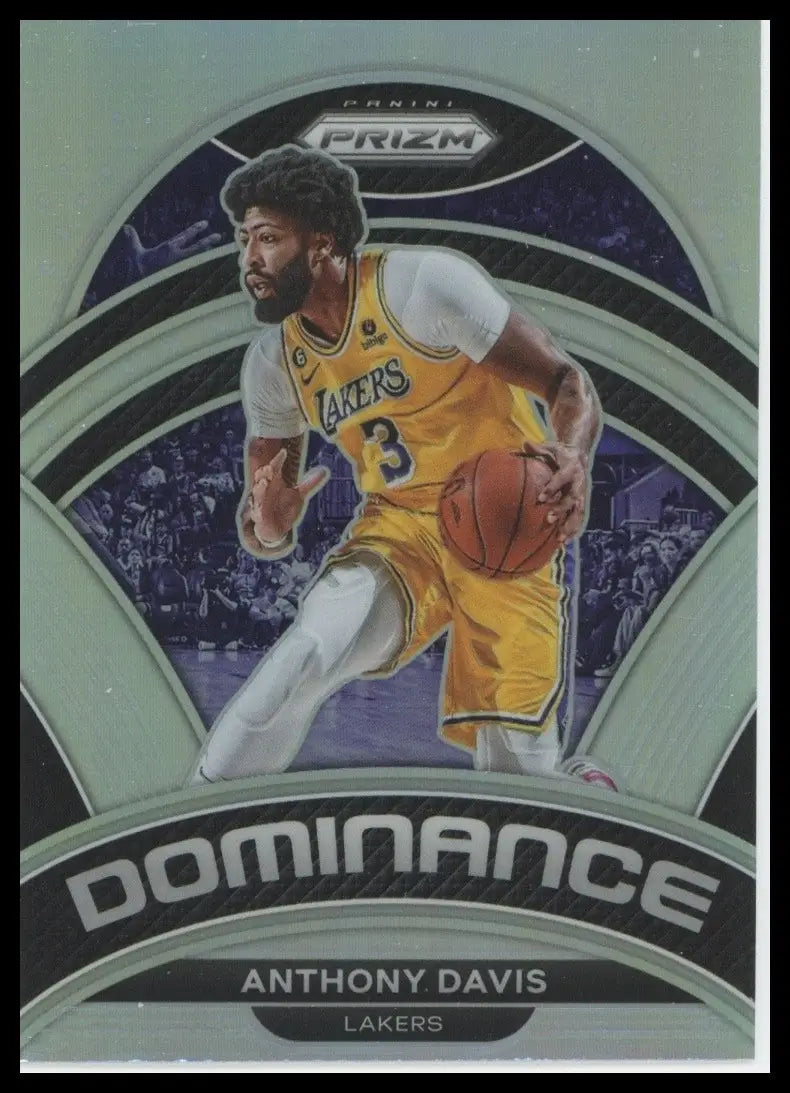 2022-23 Panini Prizm - Dominance Anthony Davis #8 Silver Prizm