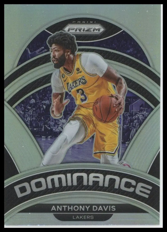2022-23 Panini Prizm - Dominance Anthony Davis #8 Silver Prizm - Basketball Card Single