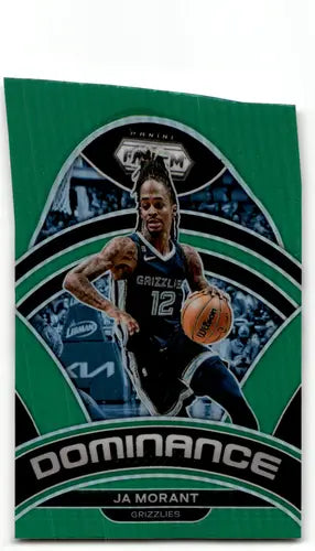 2022-23 Panini Prizm Dominance Prizms Green #5 Ja Morant NM-MT Grizzlie ID:55457 - Basketball Card Single