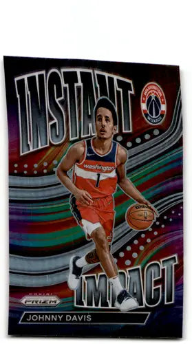2022-23 Panini Prizm Instant Impact #13 Johnny Davis NM-MT Wizards ID:55454 - Basketball Card Single