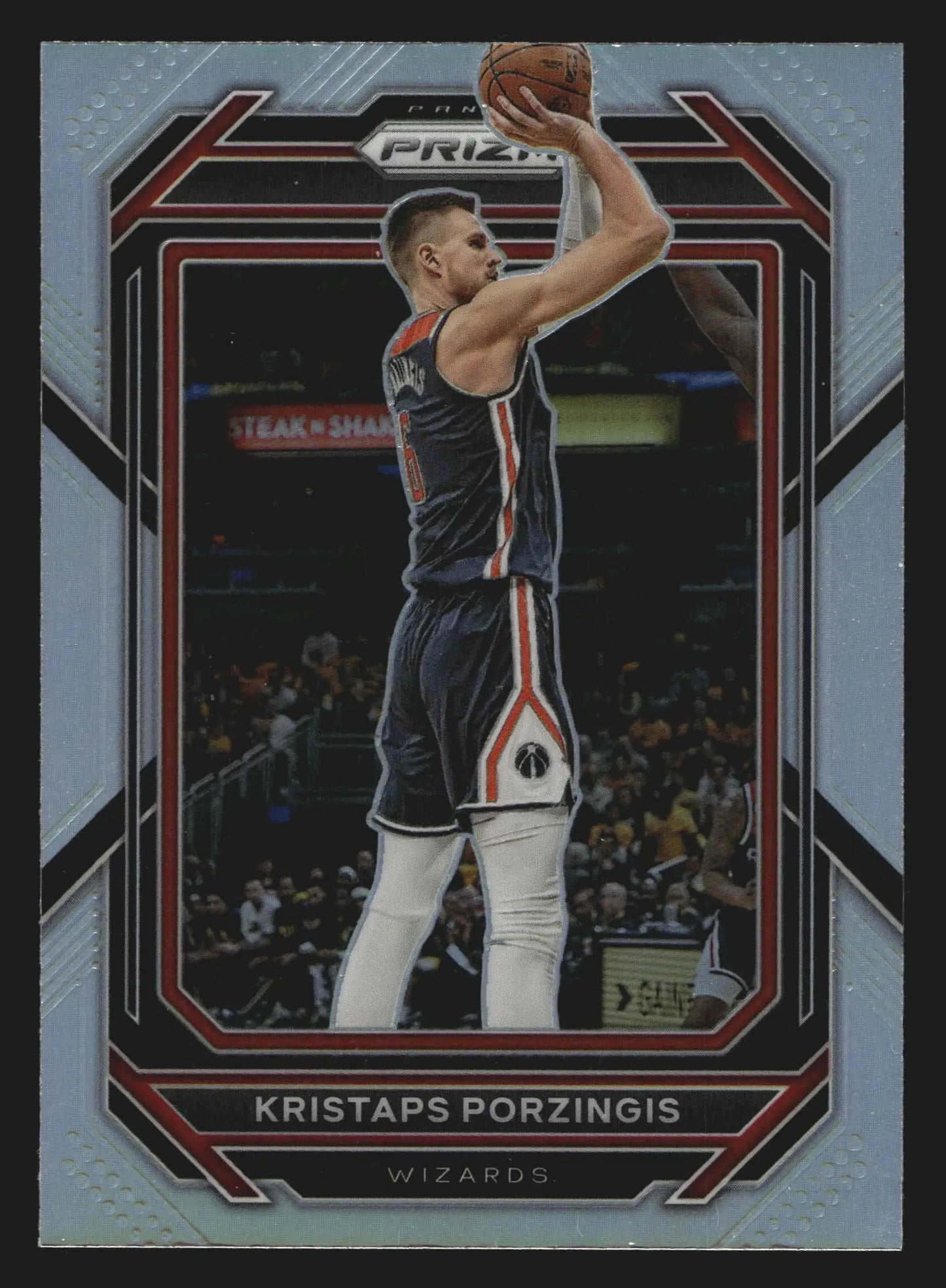 2022-23 Panini Prizm Kristaps Porzingis #191 Silver Prizm Wizards - Basketball Card Single