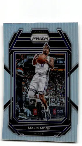 2022-23 Panini Prizm Prizms Silver #142 Malik Monk NM-MT Sac Kings ID:55455 - Basketball Card Single