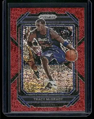 2022-23 Panini Prizm Tracy McGrady #280 Red Sparkle Basketball - Basketball Card Single