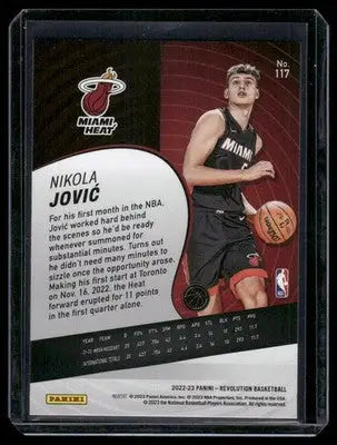 2022-23 Panini Revolution Basketball Nikola Jović #117 RC Basketball - Basketball Card Single