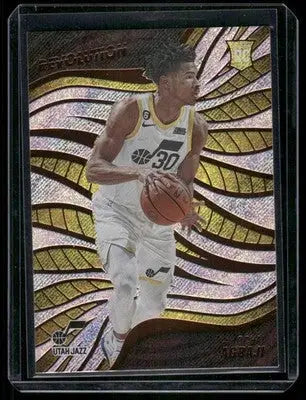 2022-23 Panini Revolution Basketball Ochai Agbaji #121 RC Basketball - Basketball Card Single