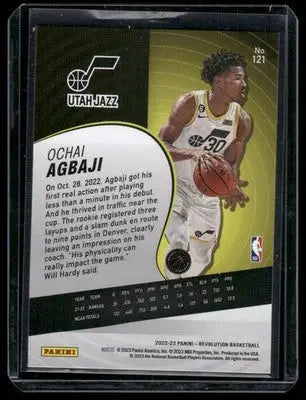 2022-23 Panini Revolution Basketball Ochai Agbaji #121 RC Basketball - Basketball Card Single