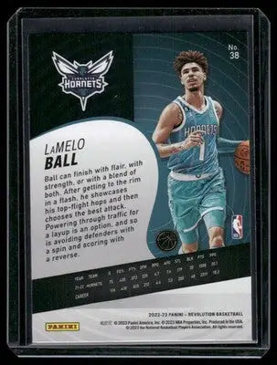 2022-23 Panini Revolution LaMelo Ball #38 Basketball - Basketball Card Single