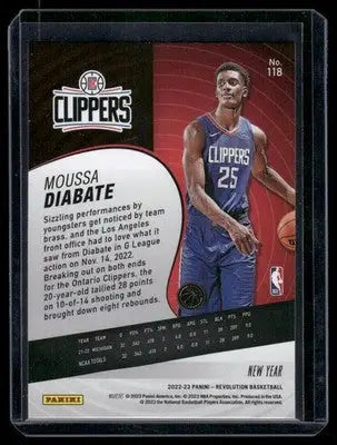 2022-23 Panini Revolution Moussa Diabate #118 RC Basketball - Basketball Card Single