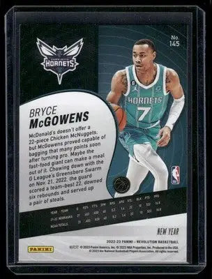 2022-23 Panini Revolution New Year Bryce McGowens #145 RC Basketball - Basketball Card Single