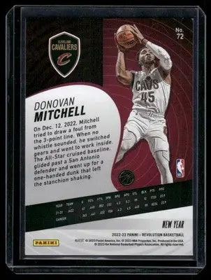2022-23 Panini Revolution New Year Donovan Mitchell #72 Basketball - Basketball Card Single