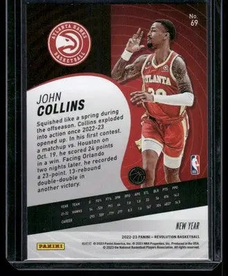 2022-23 Panini Revolution New Year John Collins #69 Basketball - Basketball Card Single