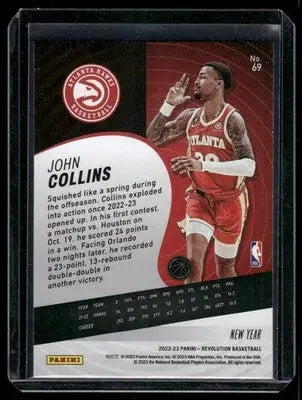 2022-23 Panini Revolution New Year John Collins #69 Basketball - Basketball Card Single
