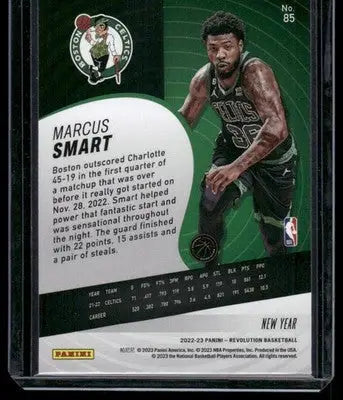 2022-23 Panini Revolution New Year Marcus Smart #85 Basketball - Basketball Card Single