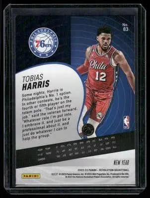 2022-23 Panini Revolution New Year Tobias Harris #83 Basketball - Basketball Card Single