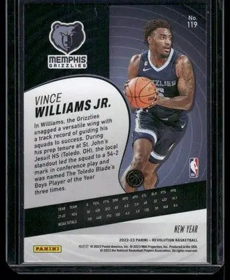 2022-23 Panini Revolution New Year Vince Williams Jr. #119 RC Basketball - Basketball Card Single
